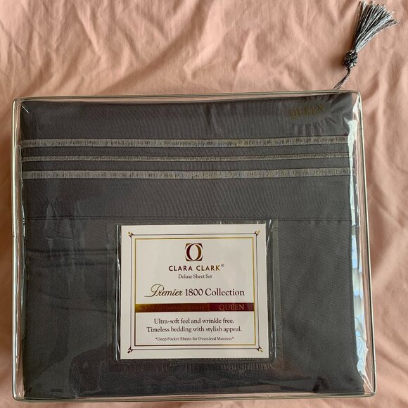 Clara Clark Deluxe Sheet Set Premier 1800 Collection - Queen - Picture 4 of 4